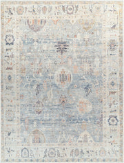 Marlene Charcoal/Pale Blue Machine Woven Rug - 9'11" x 14'