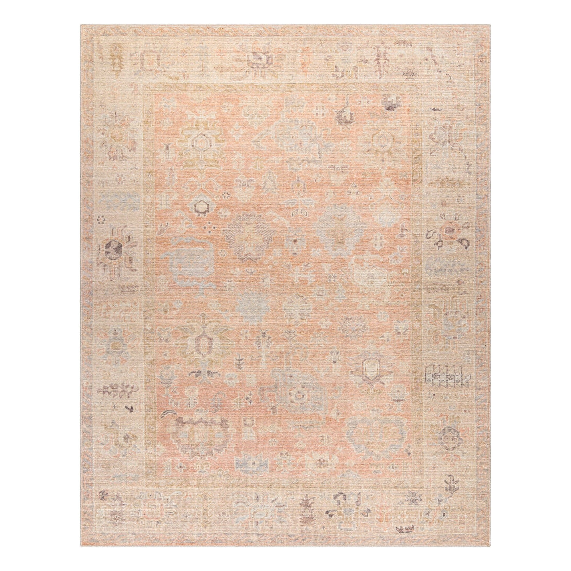 Marlene Charcoal/Tan Machine Woven Rug - 9'11" x 14'