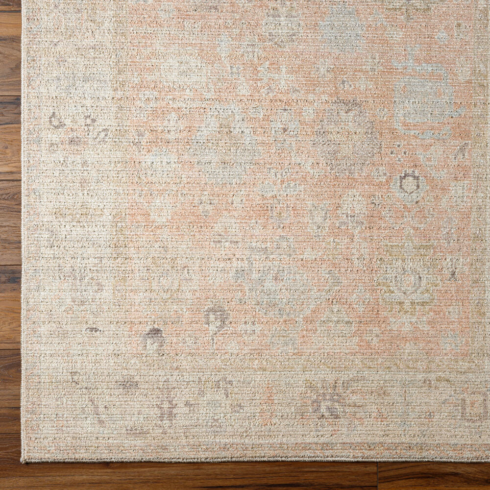 Marlene Charcoal/Tan Machine Woven Rug - overhead