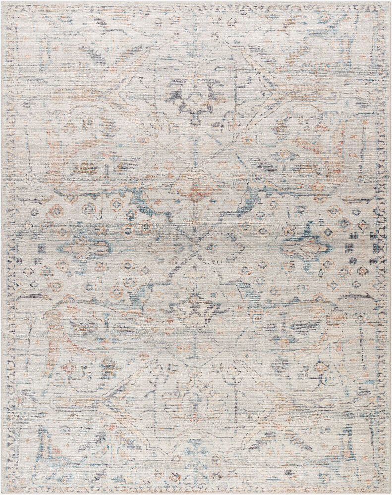 Marlene Black/Rust Machine Woven Rug - 9'11" x 14'
