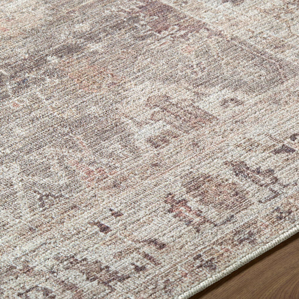 Marlene Camel/Medium Brown Machine Woven Rug - texture