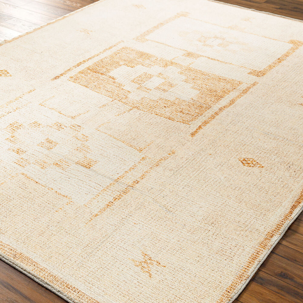 Solana Beige/Ivory Machine Woven Rug BOOC-2300 - corner