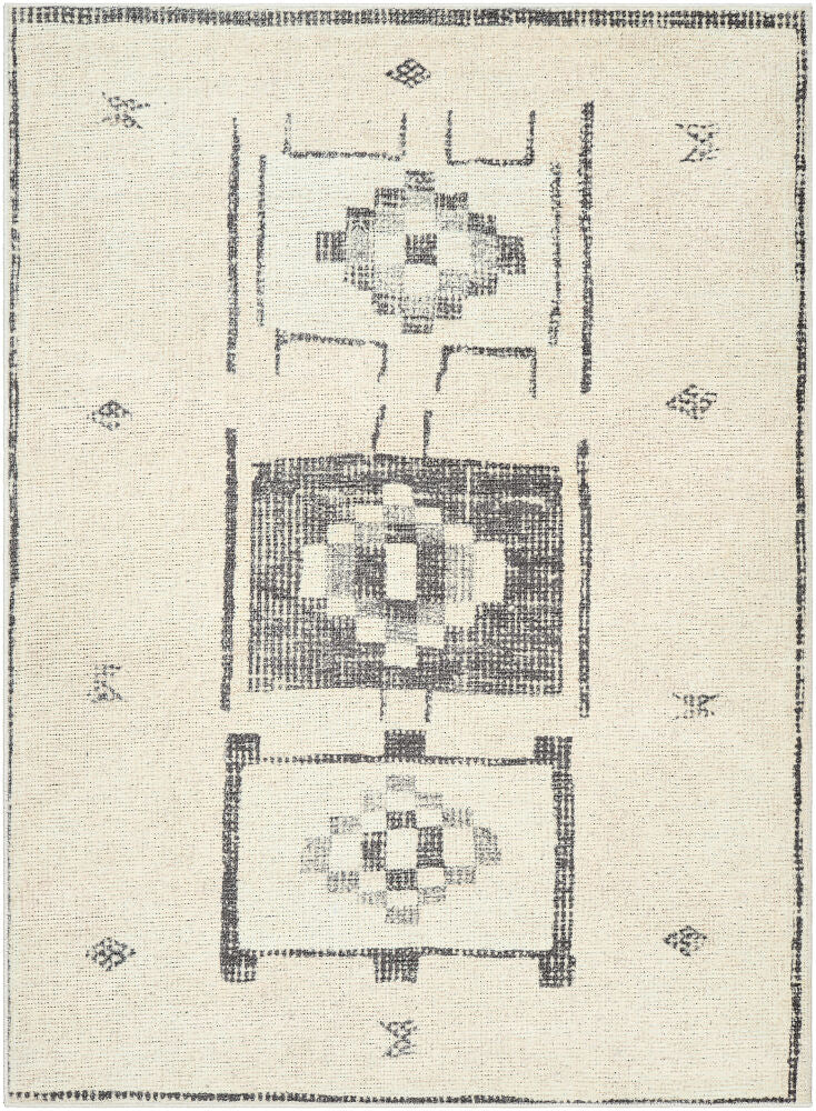 Solana Beige/Ivory Machine Woven Rug BOOC-2302 - 2'2" x 3'9"