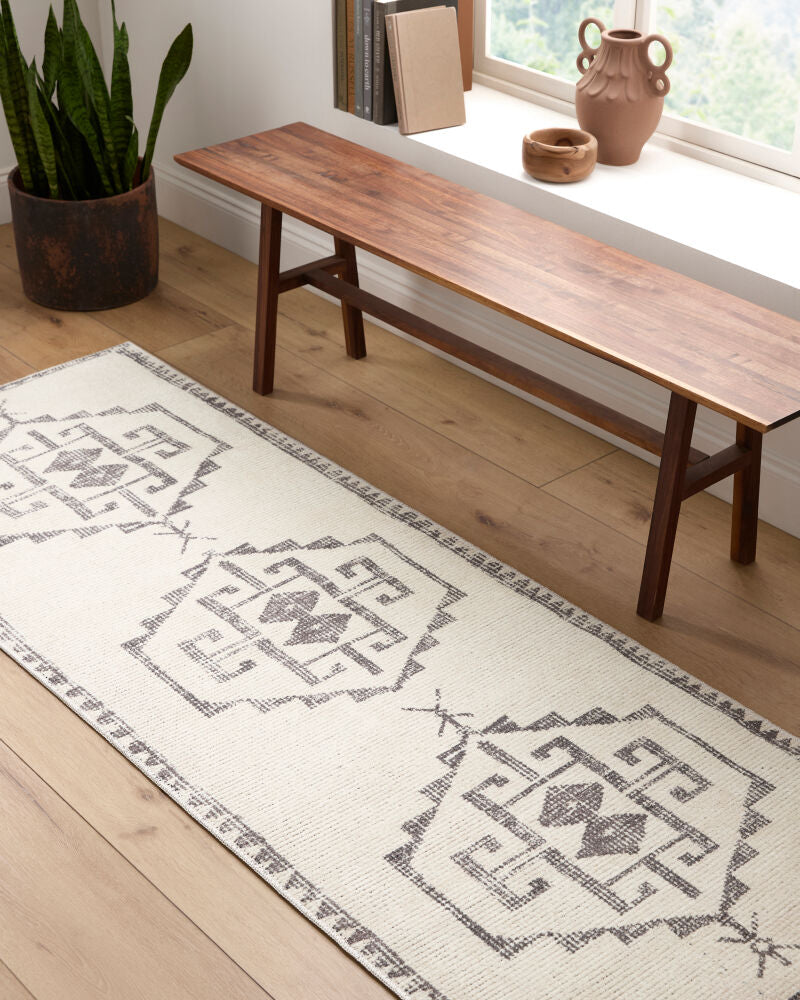 Solana Beige/Ivory Machine Woven Rug BOOC-2303 - roomscene