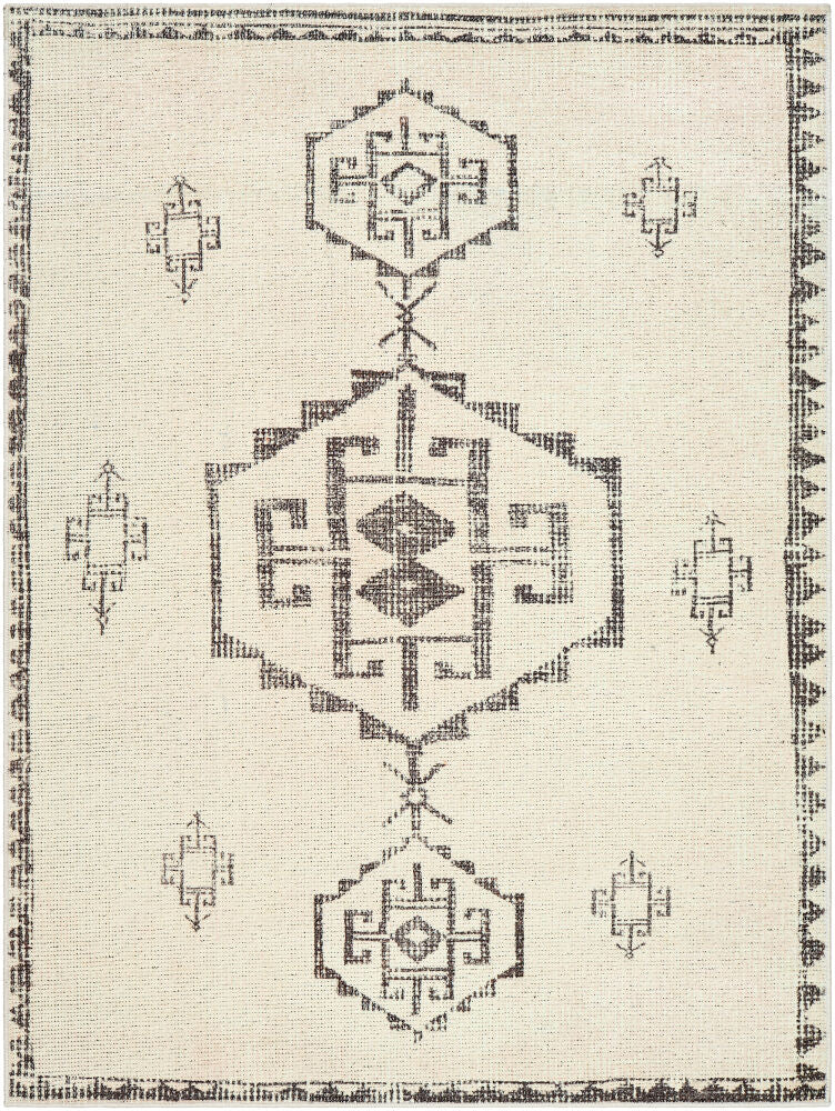 Solana Beige/Ivory Machine Woven Rug BOOC-2303 - 2'2" x 3'9"