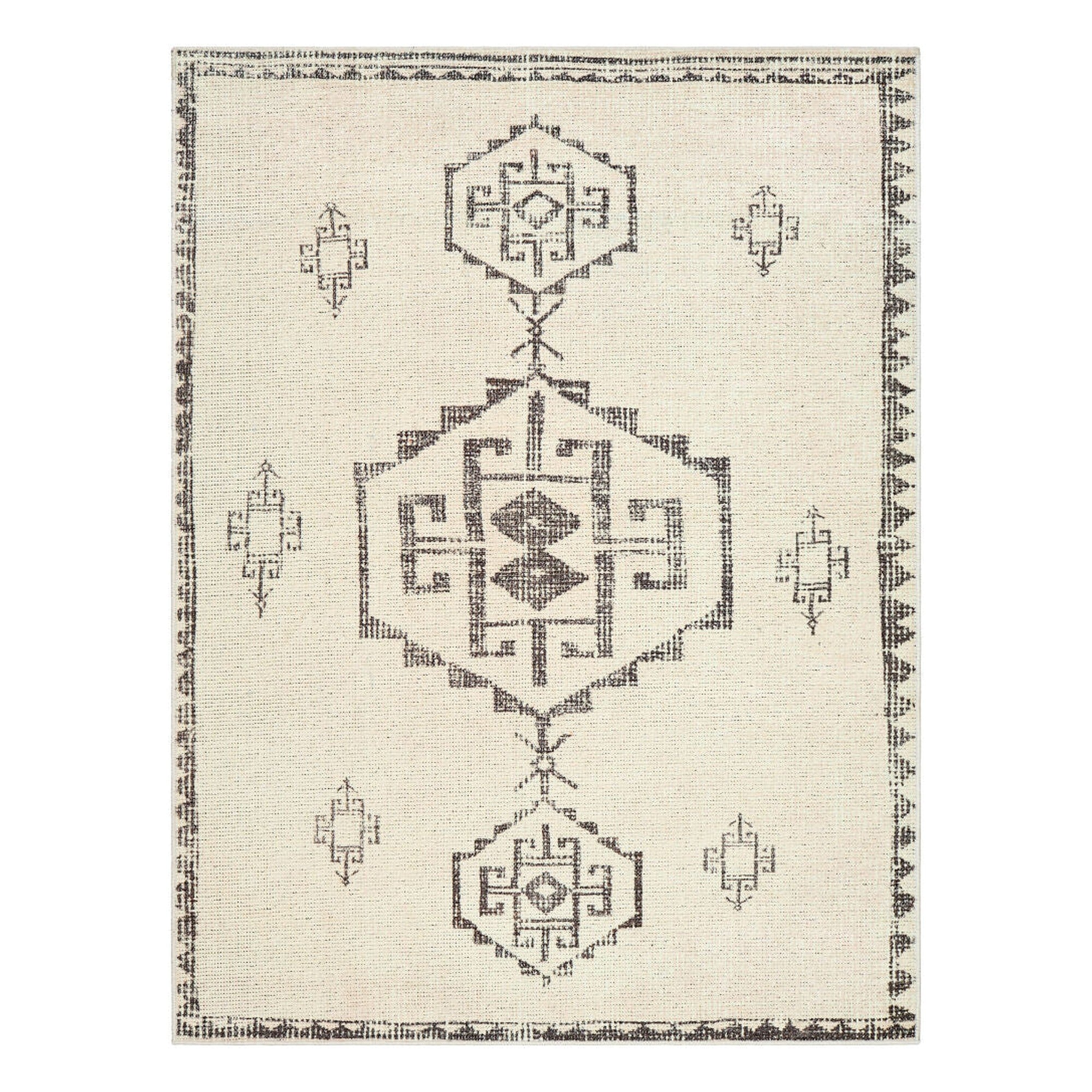 Solana Beige/Ivory Machine Woven Rug BOOC-2303 - 2'2" x 3'9"