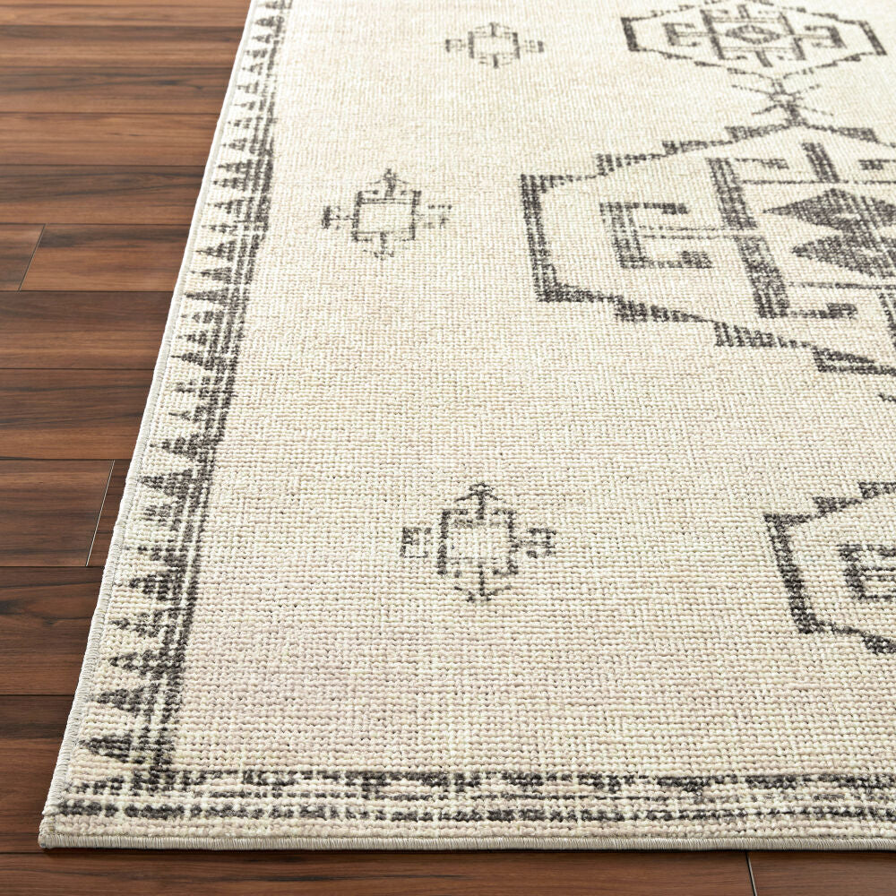 Solana Beige/Ivory Machine Woven Rug BOOC-2303 - front