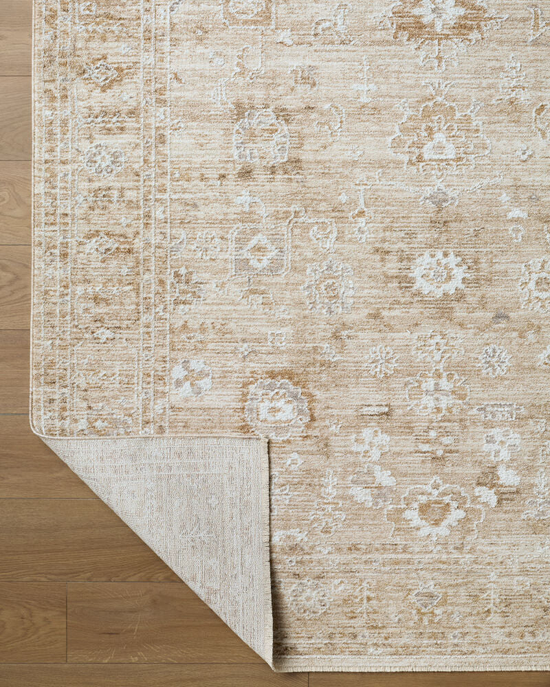 Penny Brown/Tan Machine Woven Rug BOPE-2300 - fold