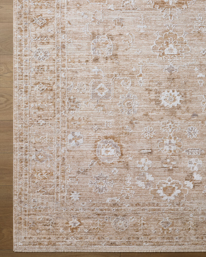 Penny Brown/Tan Machine Woven Rug BOPE-2300 - overhead