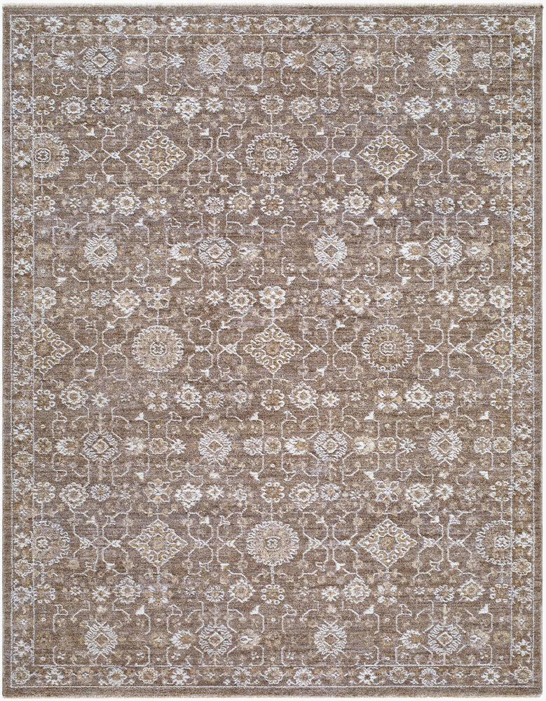 Penny Brown/Tan Machine Woven Rug BOPE-2302 - 5'3" x 7'