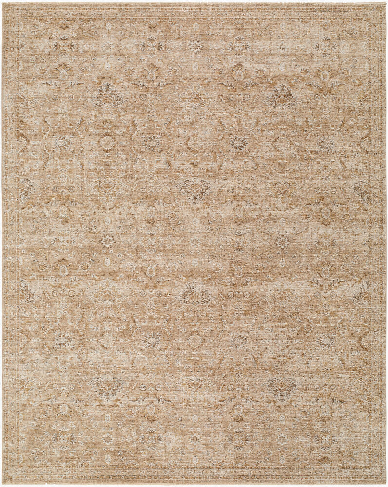 Penny Brown/Tan Machine Woven Rug BOPE-2303 - 5'3" x 7'