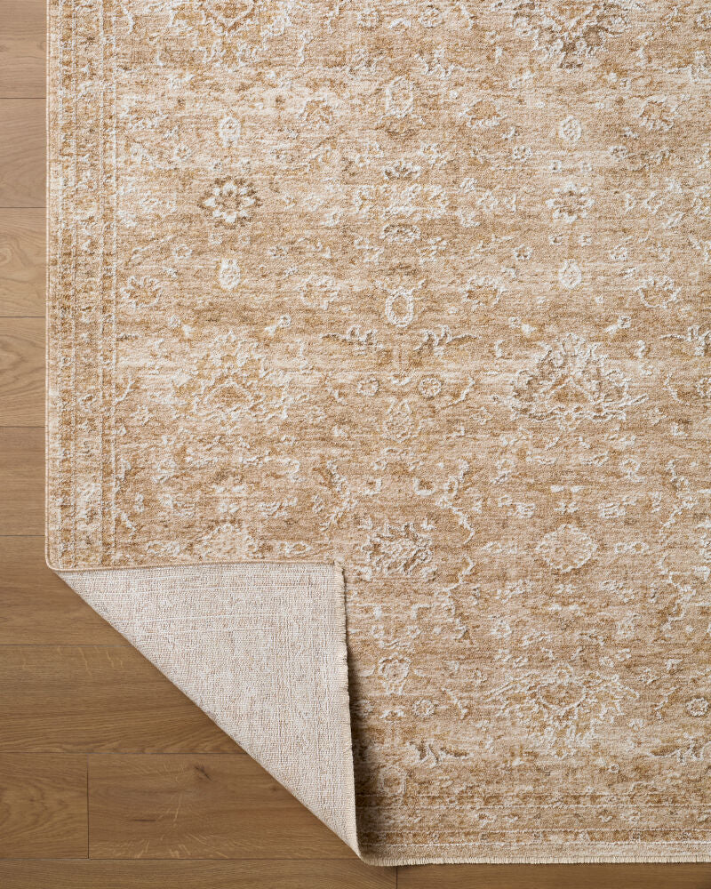 Penny Brown/Tan Machine Woven Rug BOPE-2303 - fold