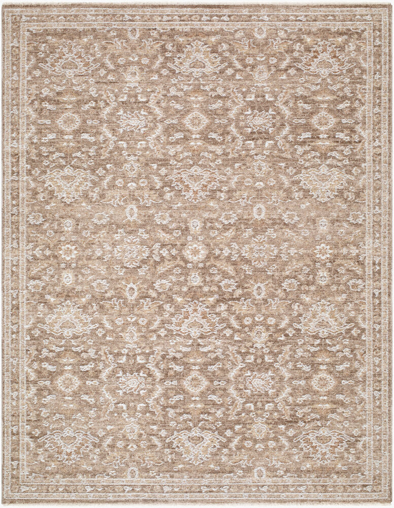Penny Ivory/Tan Machine Woven Rug BOPE-2304 - 5'3" x 7'
