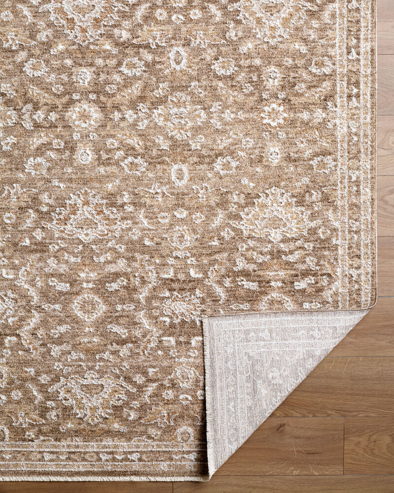 Penny Ivory/Tan Machine Woven Rug BOPE-2304 - fold