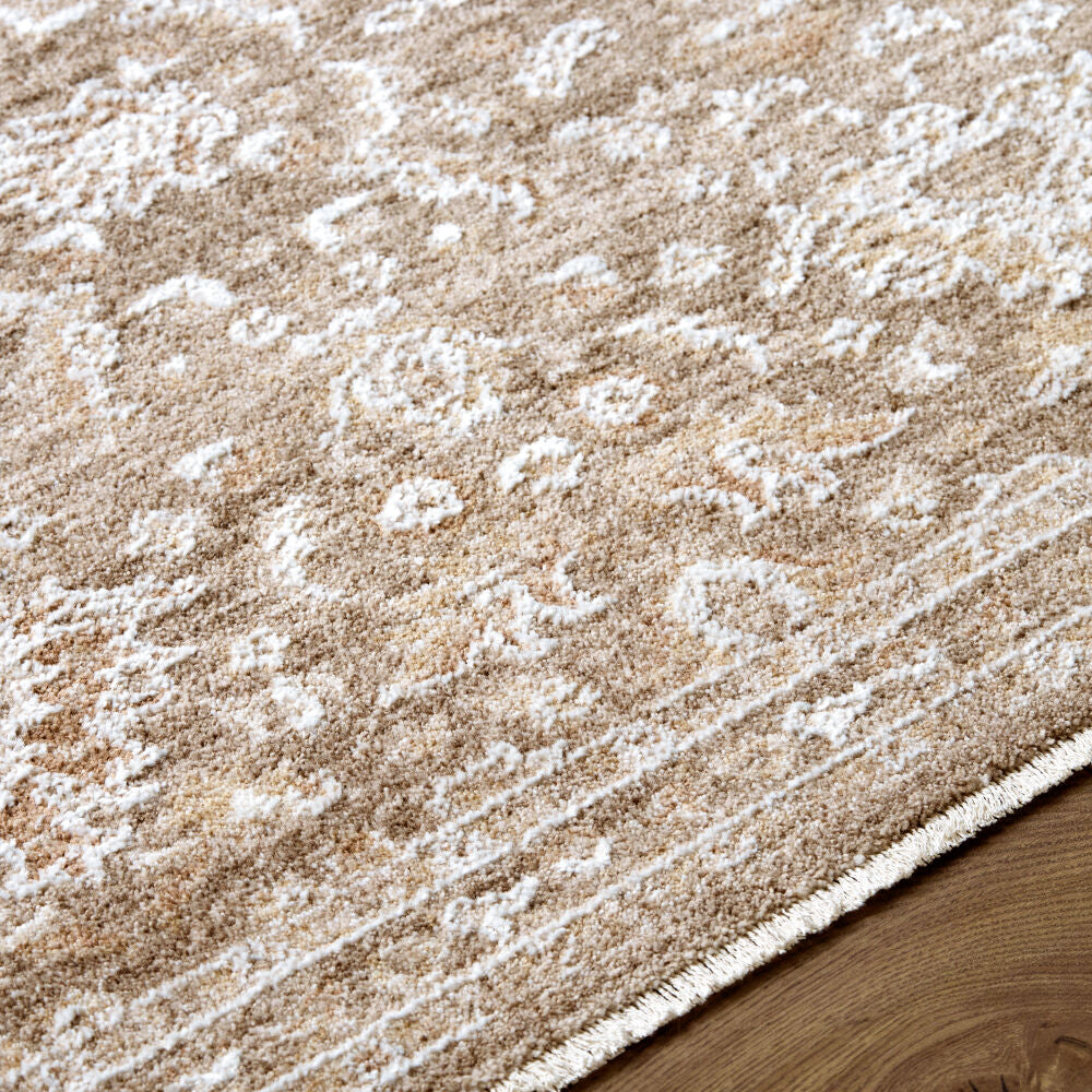 Penny Ivory/Tan Machine Woven Rug BOPE-2304 - texture