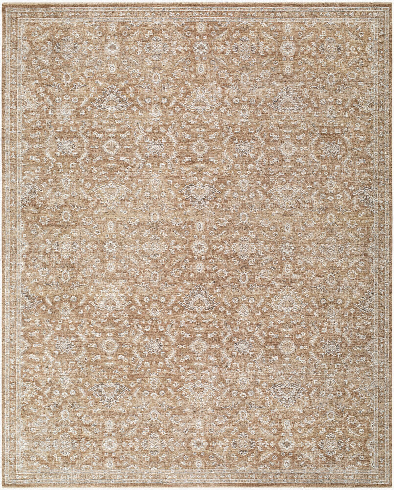 Penny Ivory/Tan Machine Woven Rug BOPE-2305 - 5'3" x 7'