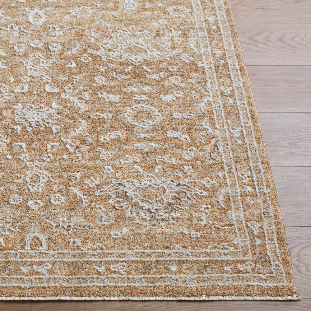 Penny Ivory/Tan Machine Woven Rug BOPE-2305 - front