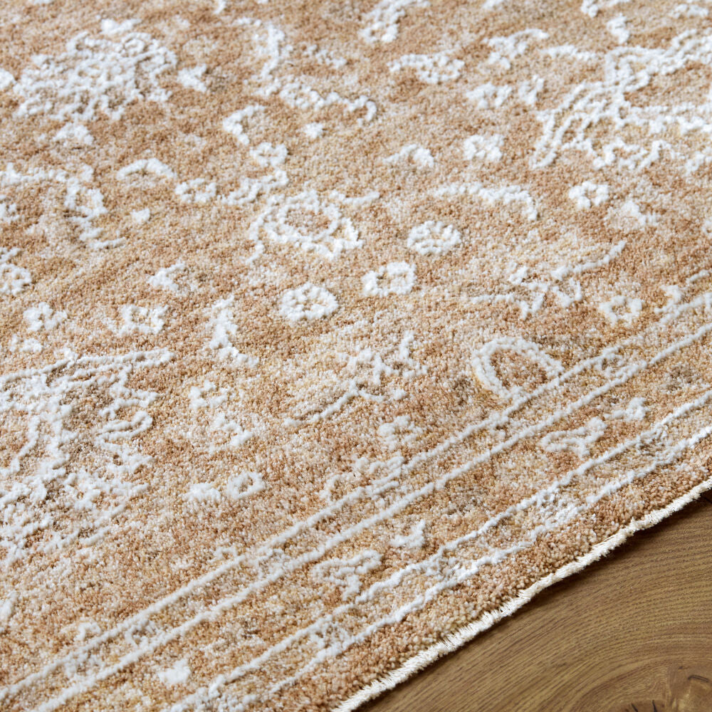 Penny Ivory/Tan Machine Woven Rug BOPE-2305 - texture