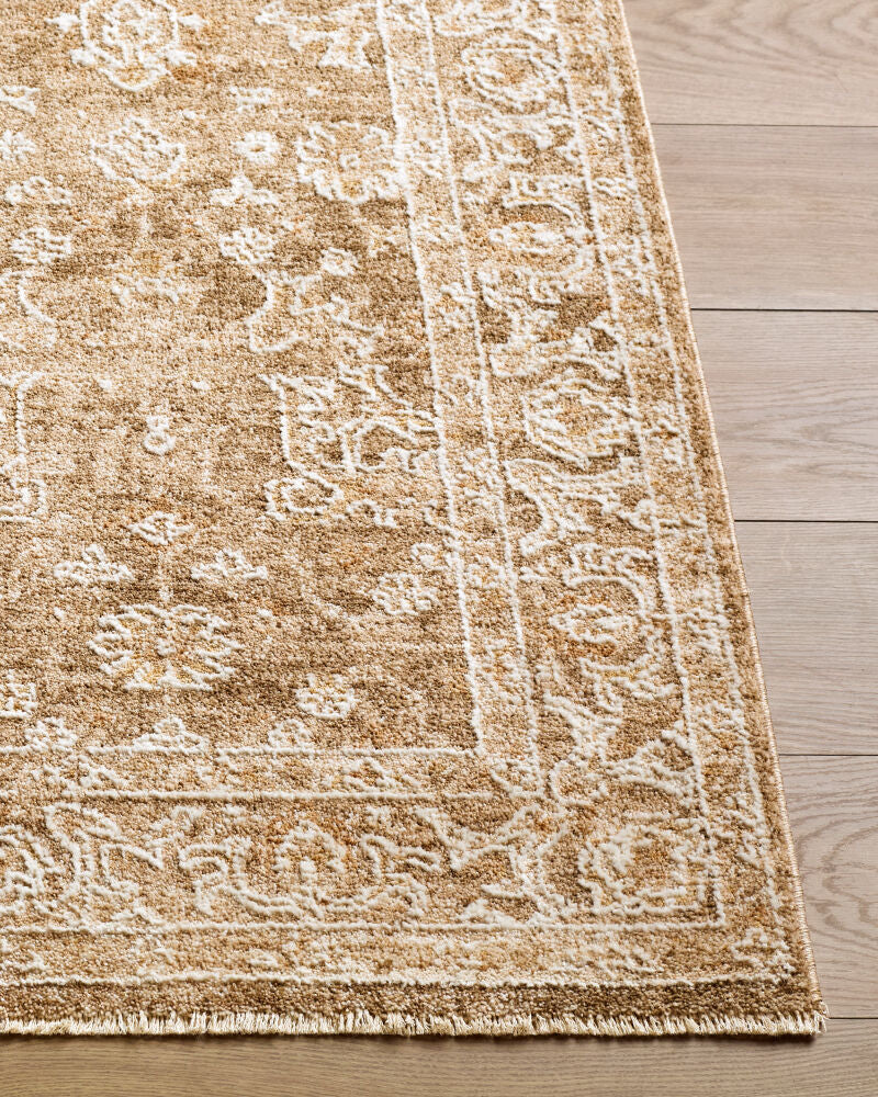 Penny Ivory/Tan Machine Woven Rug BOPE-2306 - front