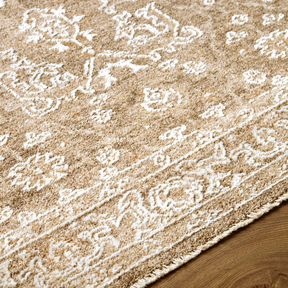 Penny Ivory/Tan Machine Woven Rug BOPE-2306 - texture