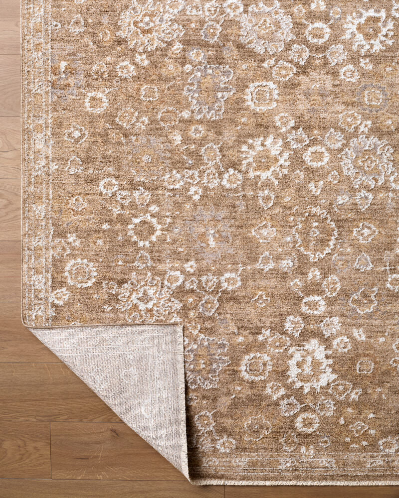 Penny Ivory/Tan Machine Woven Rug BOPE-2308 - fold
