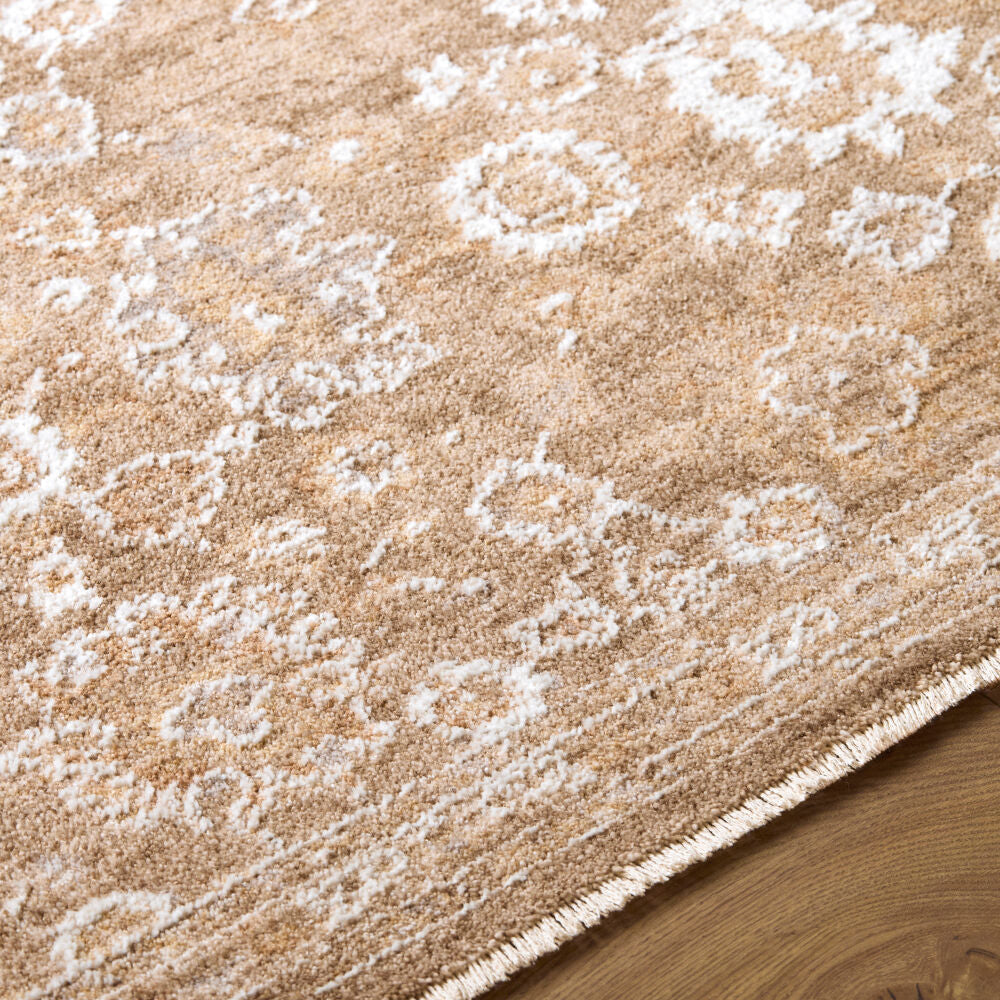 Penny Ivory/Tan Machine Woven Rug BOPE-2308 - texture