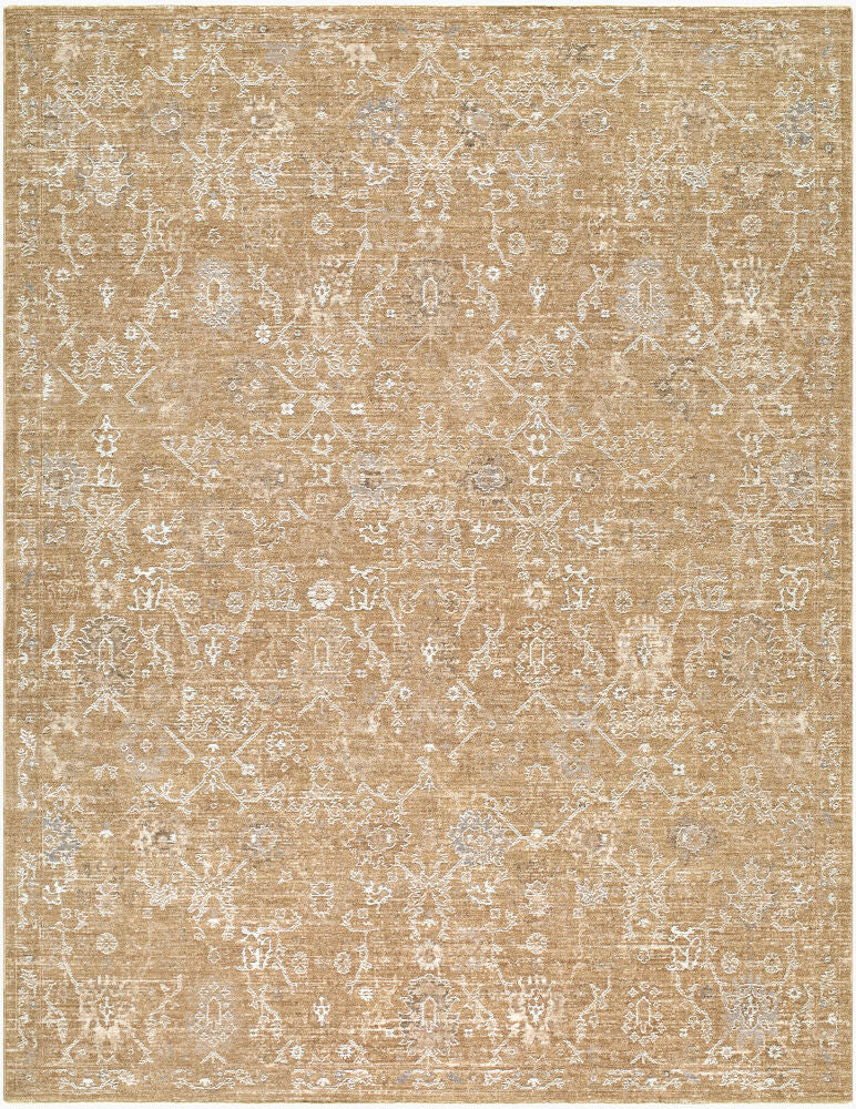 Penny Ivory/Tan Machine Woven Rug BOPE-2309 - 5'3" x 7'