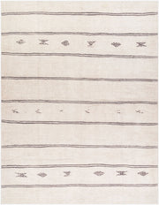 Rivi Black/Medium Brown Machine Woven Rug - 2'2" x 3'9"
