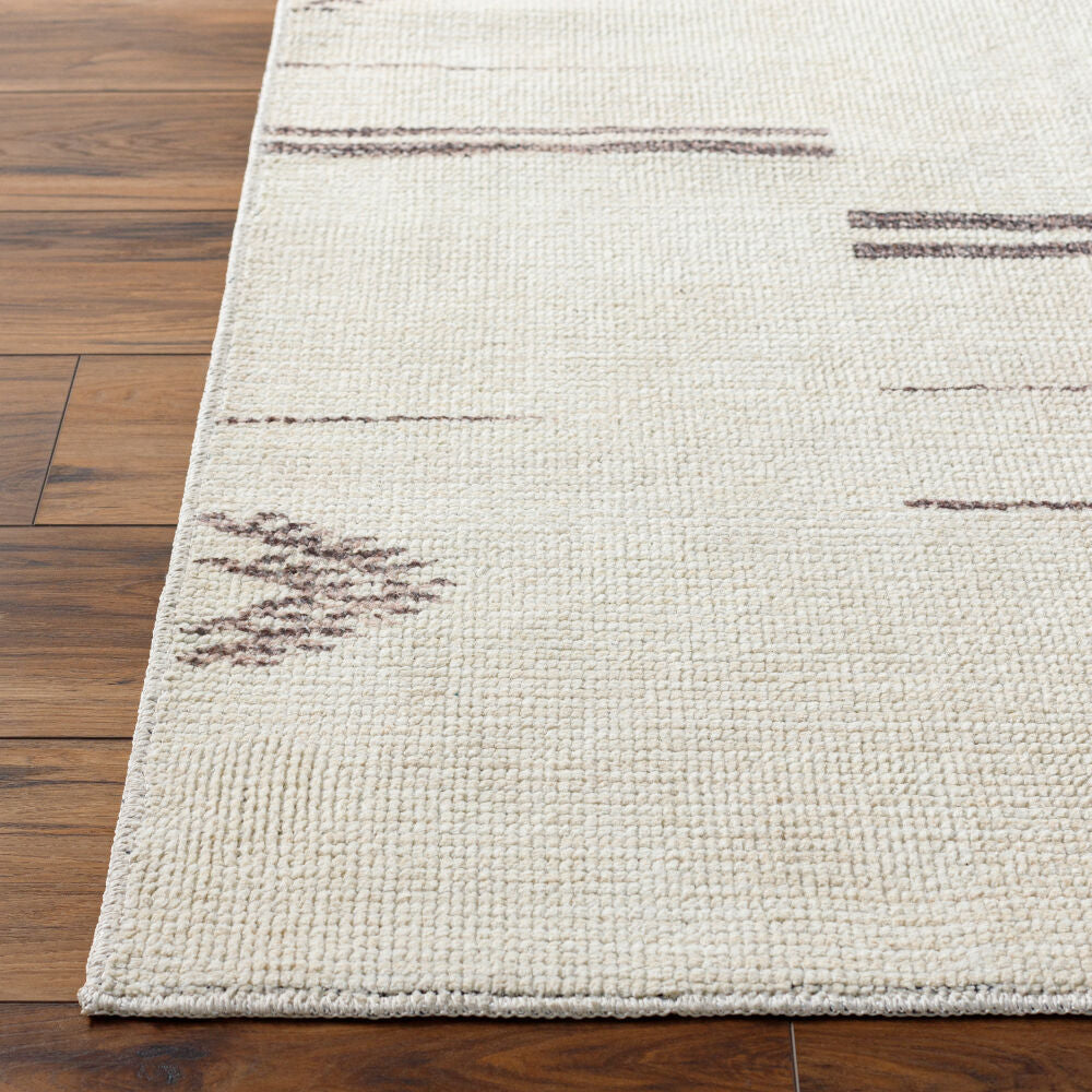 Rivi Charcoal/Medium Gray Machine Woven Rug - front