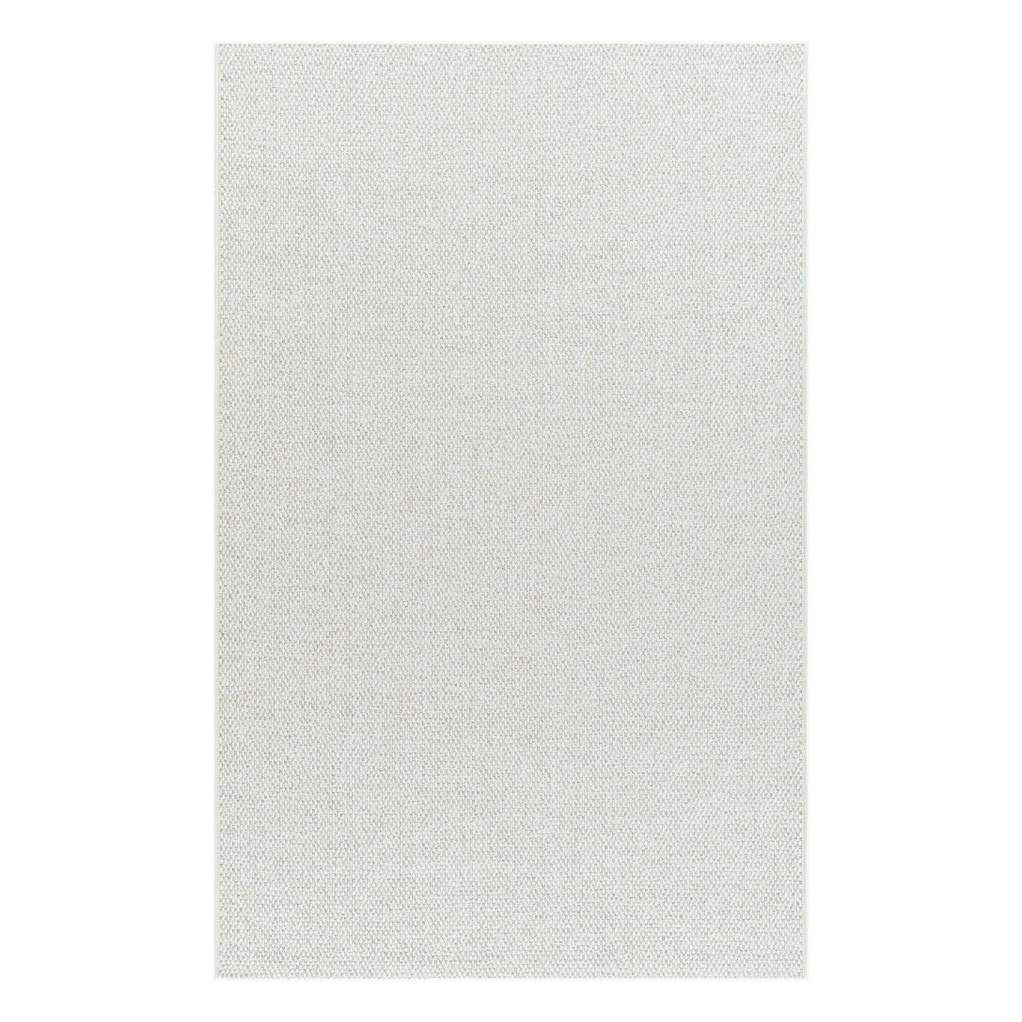 Birdie Ivory/Light Beige Machine Woven Rug - 1'11" x 2'11"