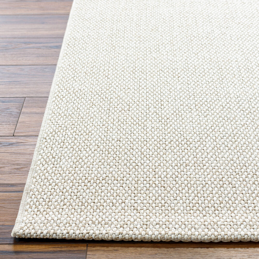 Birdie Ivory/Light Beige Machine Woven Rug - front