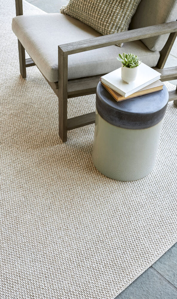 Birdie Ivory/Light Beige Machine Woven Rug - styleshot