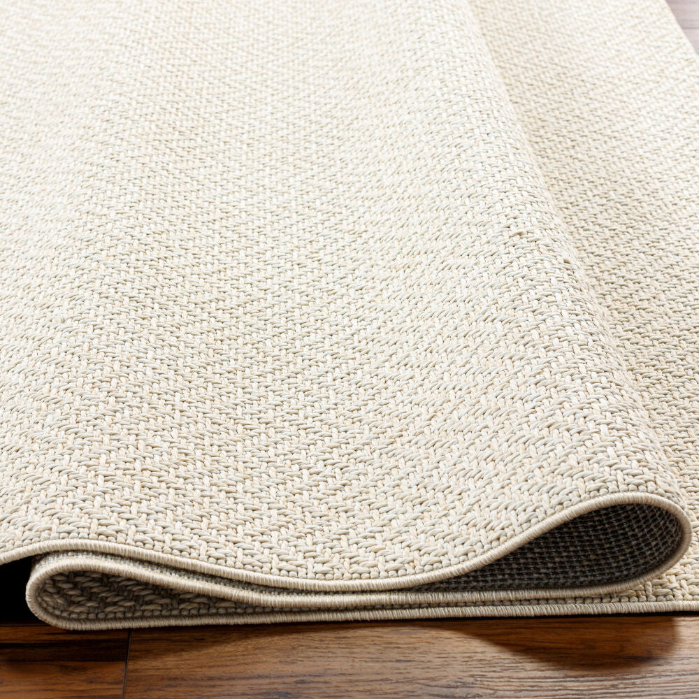 Birdie Denim/Ivory Machine Woven Rug - texture