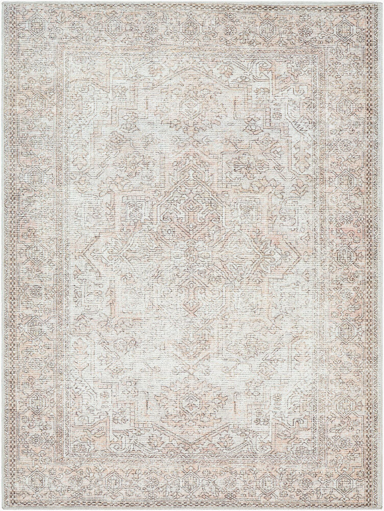 Margot Amber/Tan Machine Woven Rug - 2'2" x 3'9"