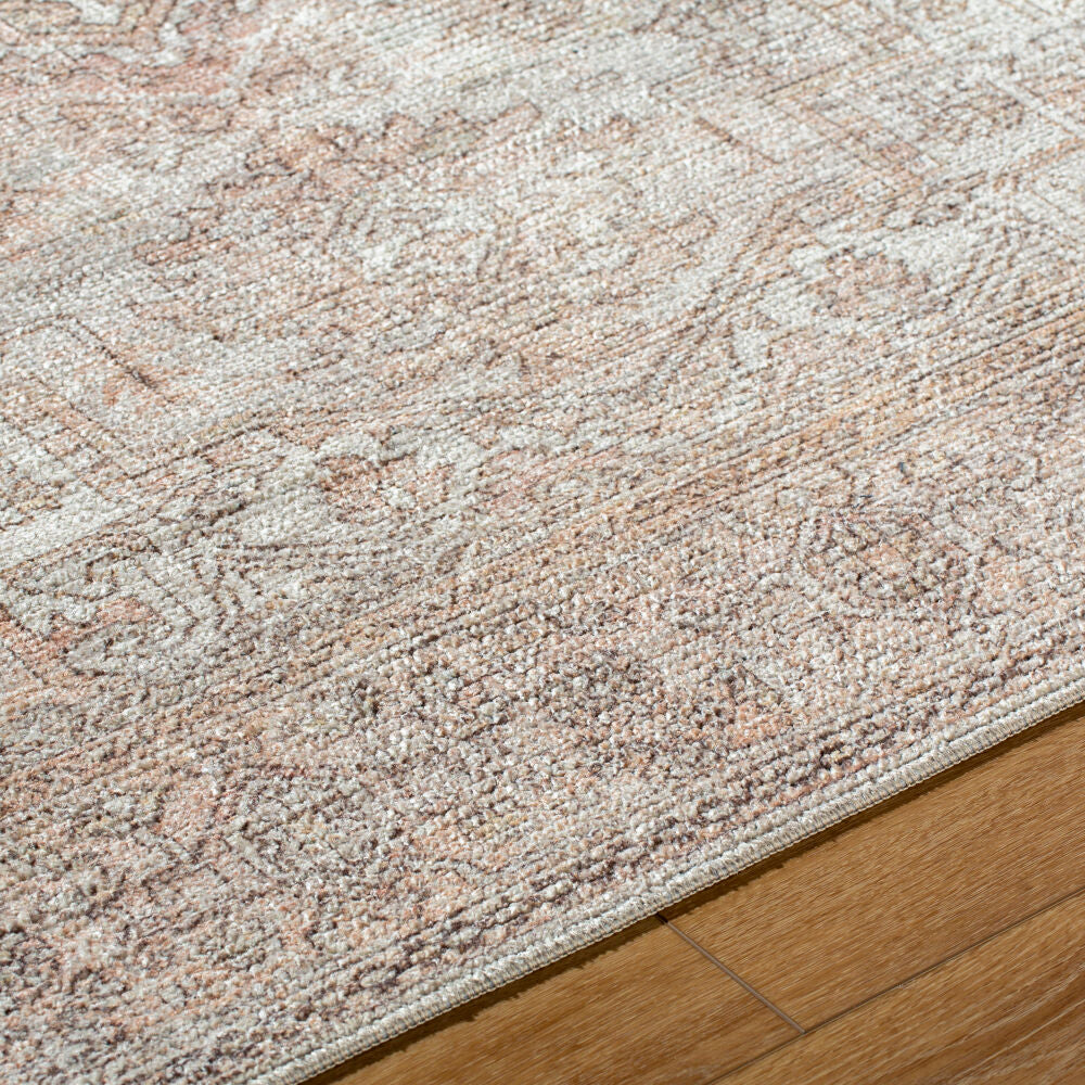 Margot Amber/Tan Machine Woven Rug - texture