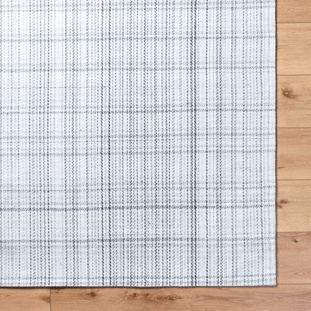 Sammy Black/Light Slate Handmade Rug BOSM-2301 - overhead