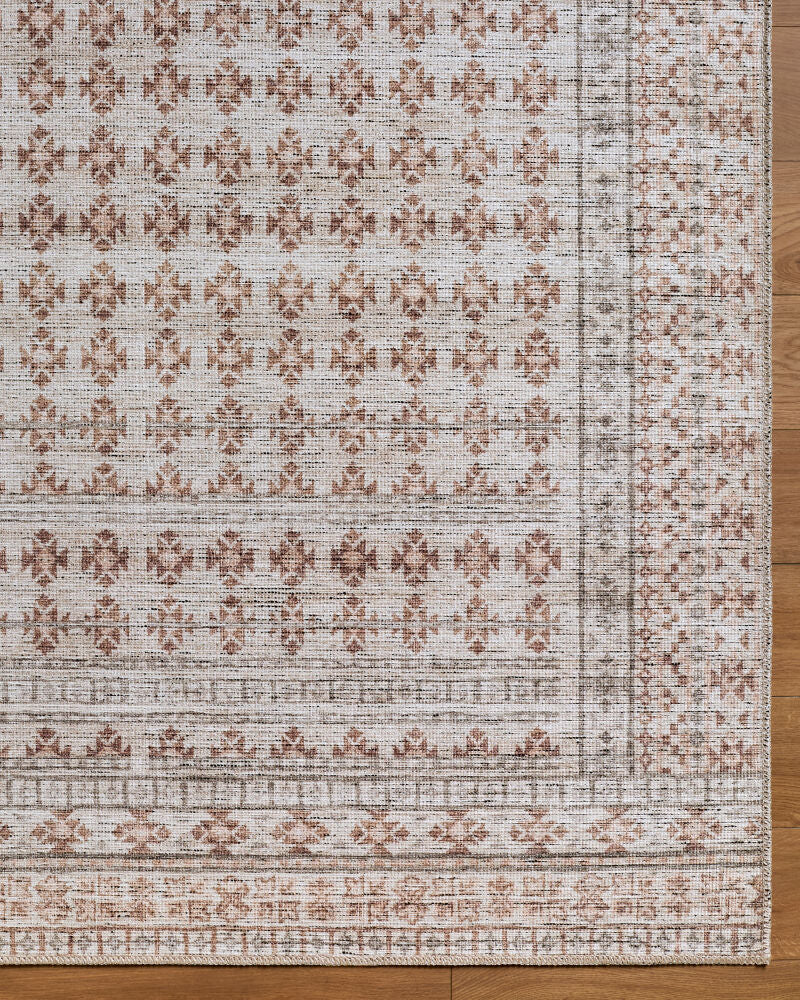 Zafira Machine Woven Rug BOZF-2300 - overhead