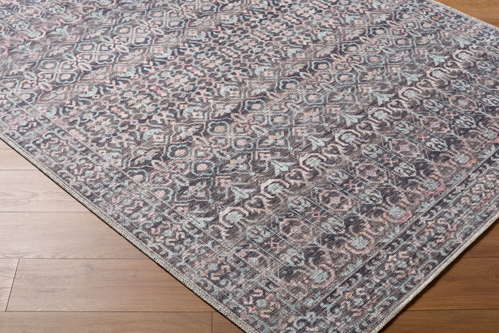 Zafira Machine Woven Rug BOZF-2301 - corner