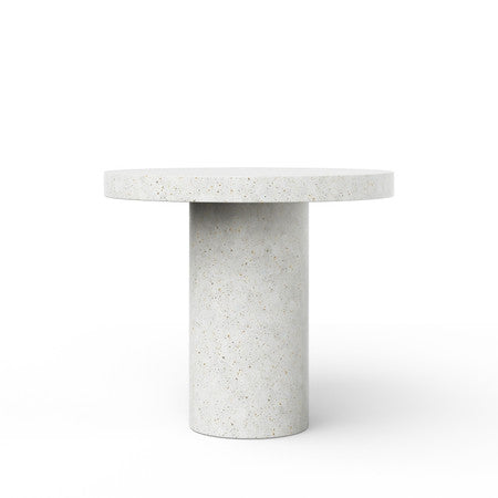 Mixx Circa Bar Height Dining Table 47.25"Dia. - Ivory Terrazzo