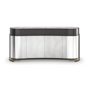 Glace' Almost Black Sideboard 75" by Caracole
