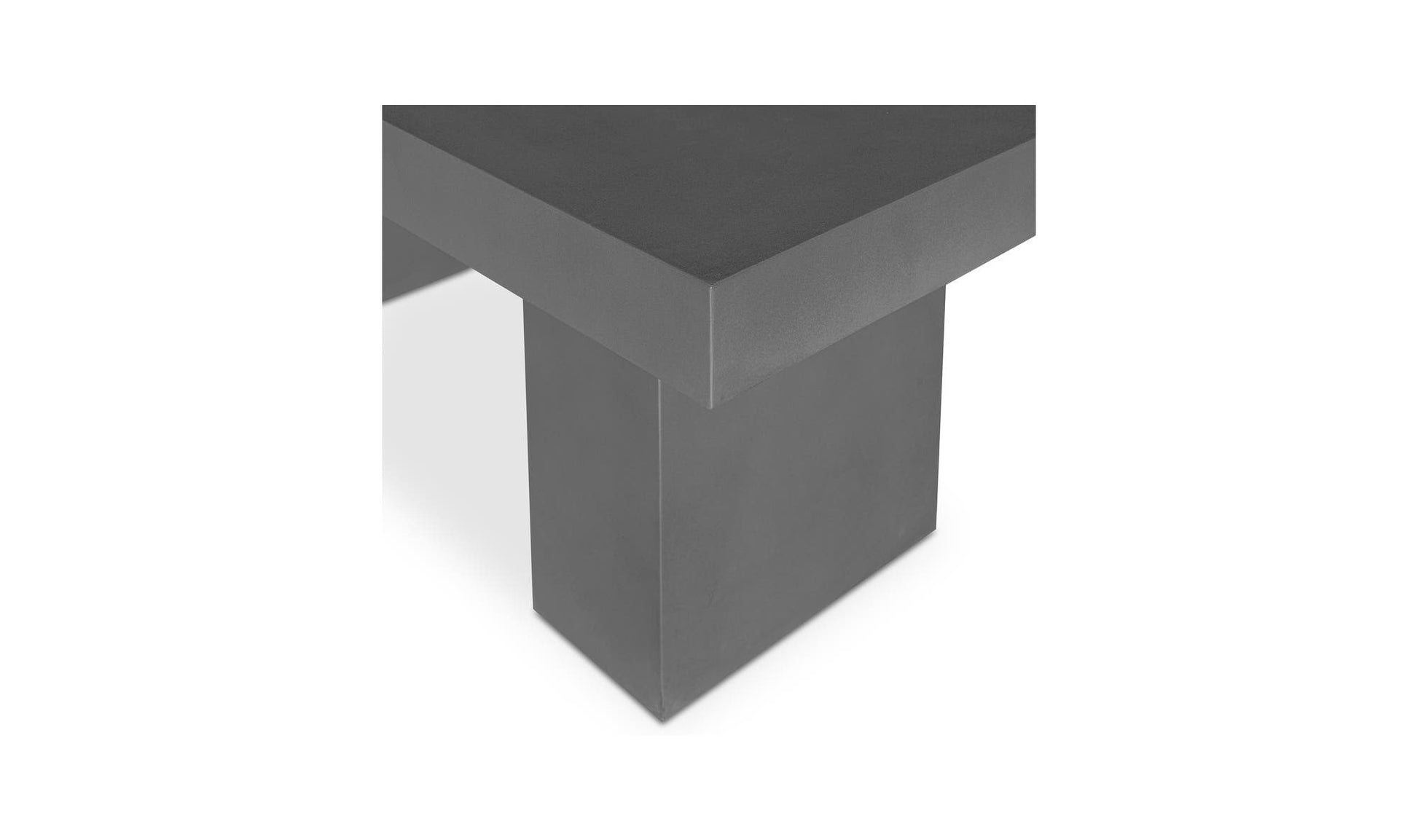 Antonius Outdoor Dining Table Grey by Moe's Home Collection - view 12