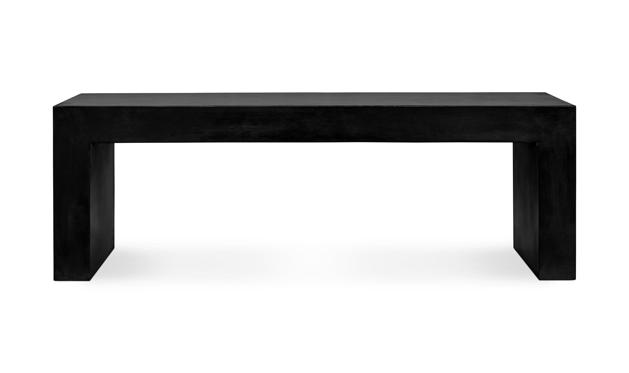 Lazarus Outdoor Bench Black by Moe's Home Collection - view 7