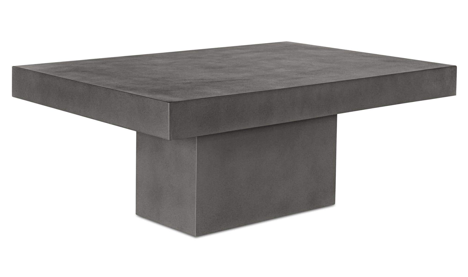 Maxima Outdoor Coffee Table Grey by Moe's Home Collection - view 6