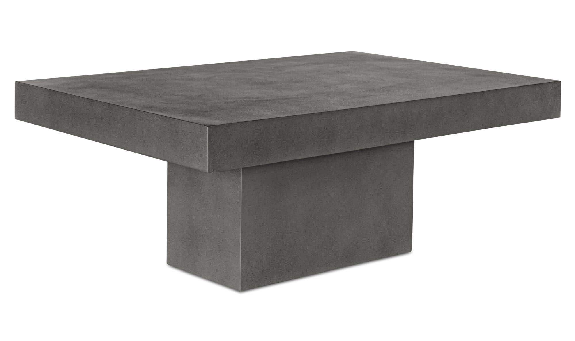 Maxima Outdoor Coffee Table Grey by Moe's Home Collection - view 6