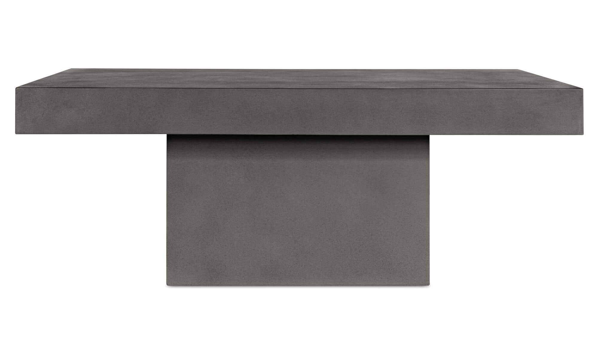 Maxima Outdoor Coffee Table Grey by Moe's Home Collection - view 4