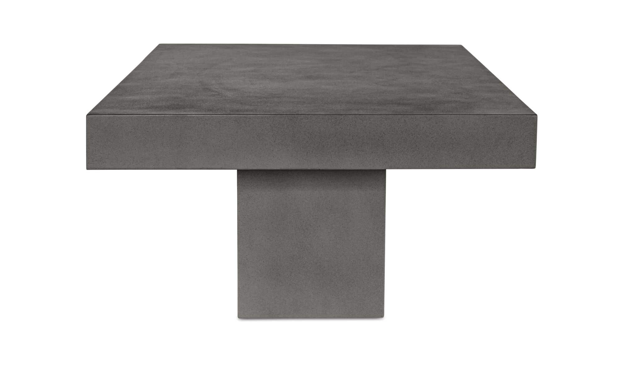 Maxima Outdoor Coffee Table Grey by Moe's Home Collection - view 7