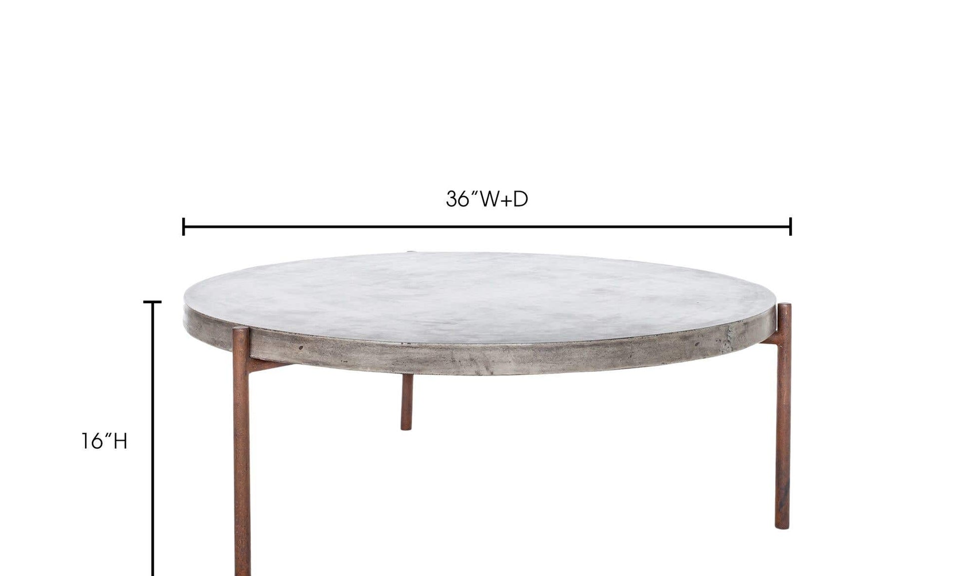 Mendez Outdoor Coffee Table Grey by Moe's Home Collection - view 9
