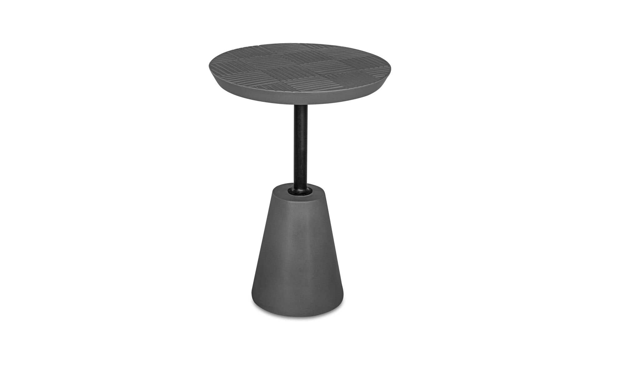 Foundation Outdoor Accent Table Dark Grey by Moe's Home Collection - view 8