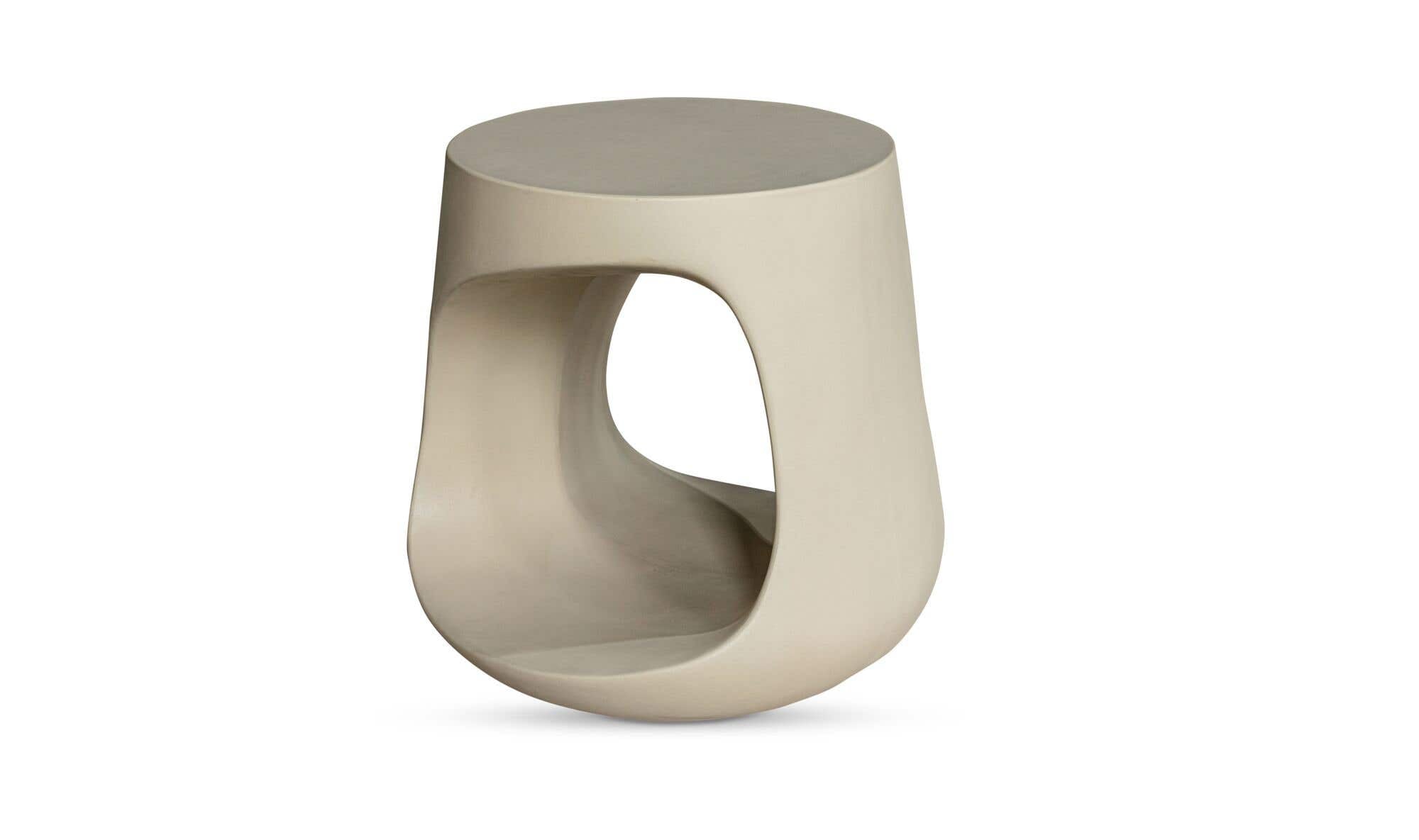 Rothko Outdoor Stool Cream by Moe's Home Collection - view 5