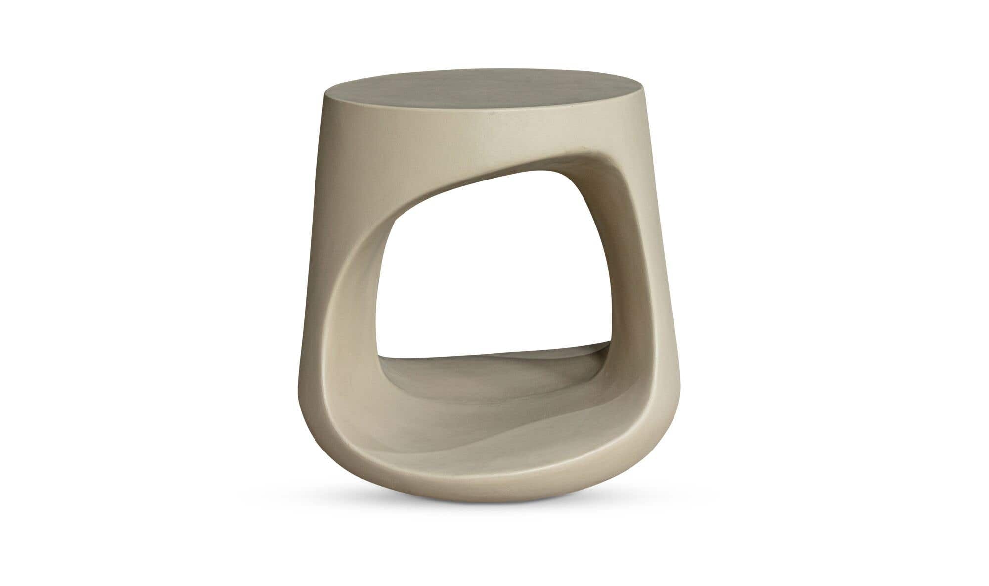 Rothko Outdoor Stool Cream by Moe's Home Collection - view 4